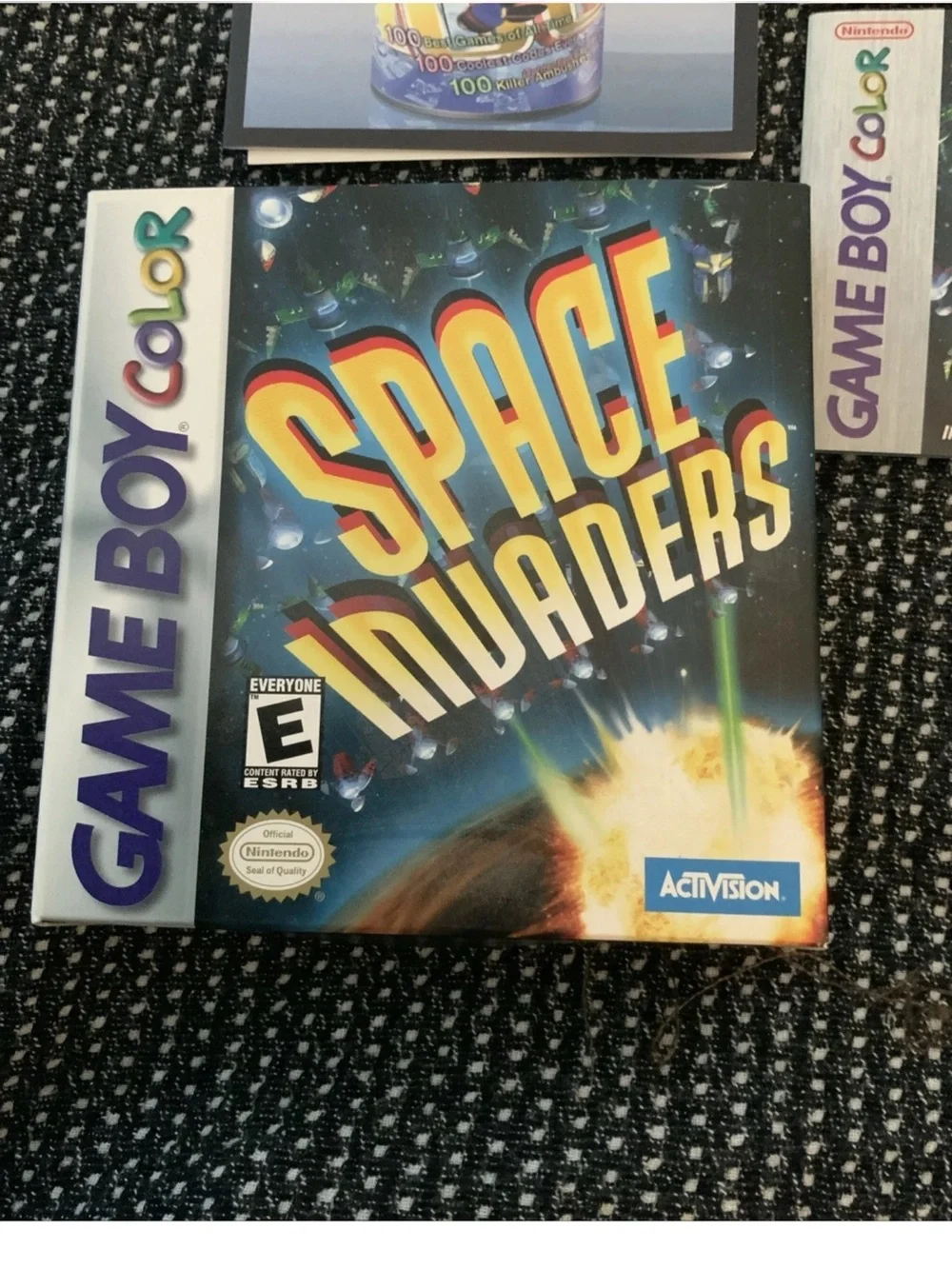 Space Invaders GameBoy Color CIB Nintendo Complete with Box & Inserts GBC Tested